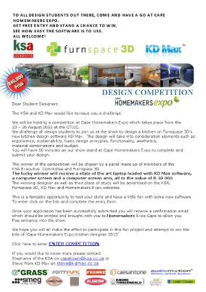 KSA KDMax Design a kitchen competition for design students